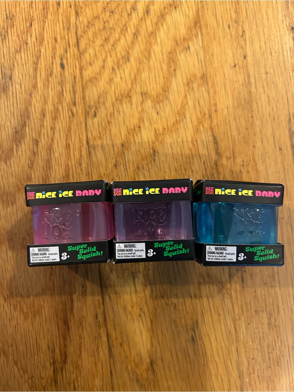 Needoh Nice Ice Baby Super Solid Squish! BNIB